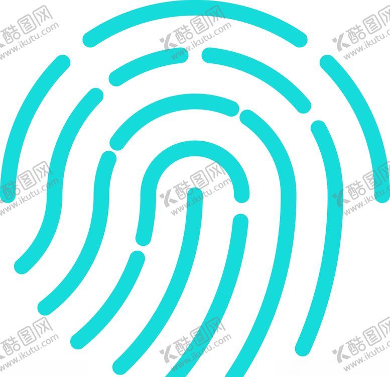 编号：21628107121116558497【酷图网】源文件下载-矢量指纹