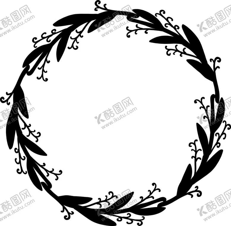 编号：18478705081024293320【酷图网】源文件下载-圆形花环