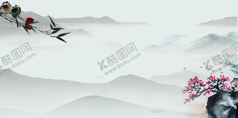 编号：41560909290212285497【酷图网】源文件下载-水墨背景