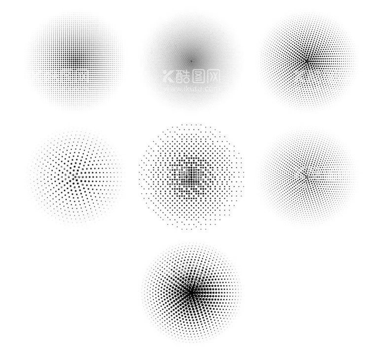 编号：82308012061350594798【酷图网】源文件下载-抽象圆点阵列肌理背景