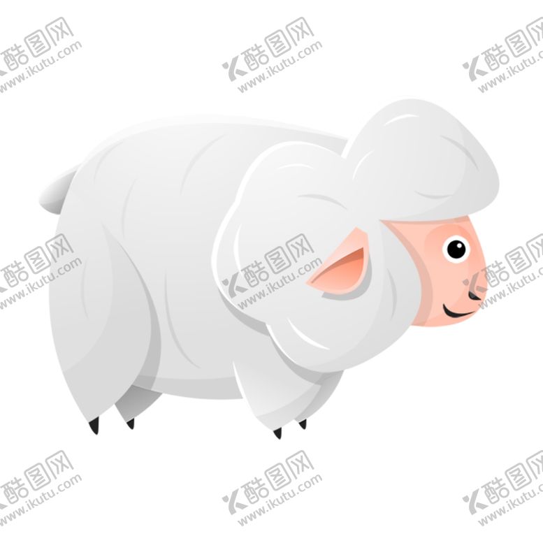 编号：55510305030021546247【酷图网】源文件下载-卡通绵羊
