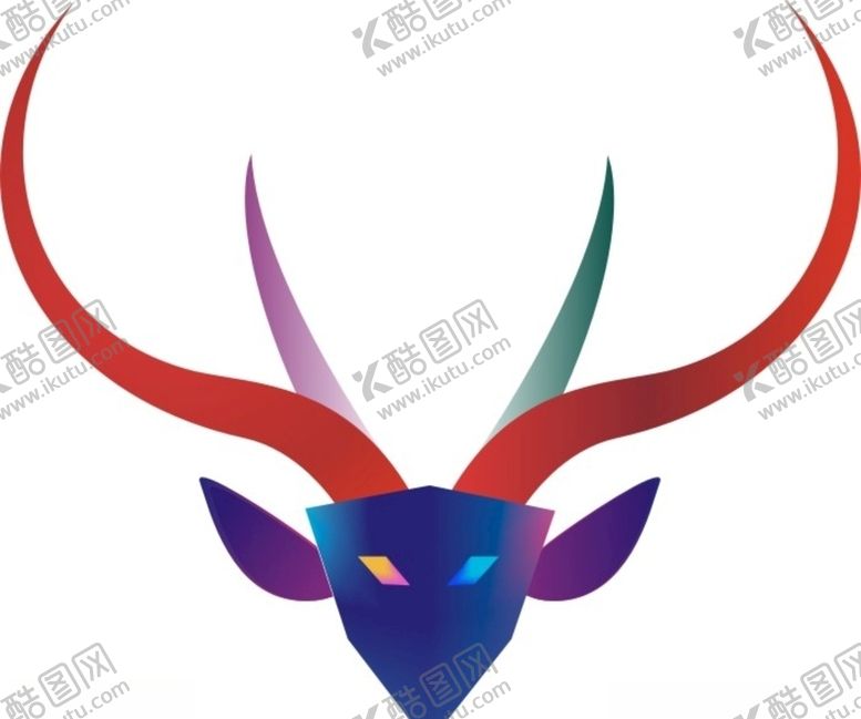 编号：11737503242158166167【酷图网】源文件下载-霓虹羊头