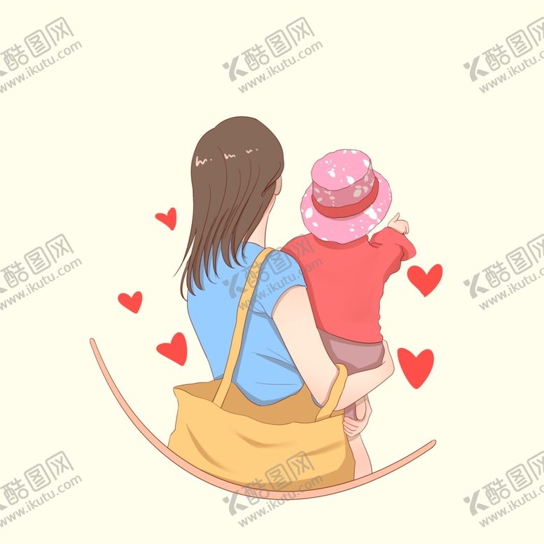 编号：34531105051938071131【酷图网】源文件下载-妈妈抱女儿
