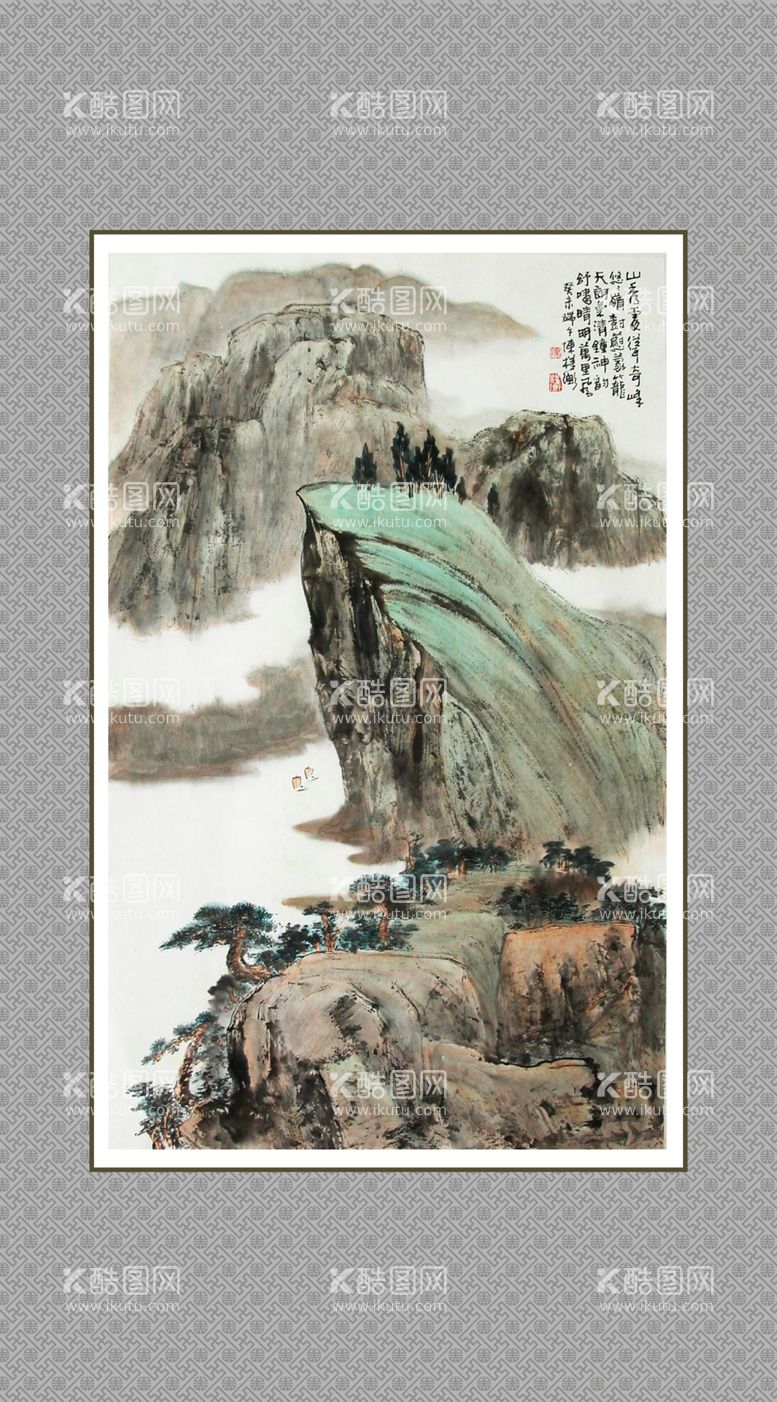 编号：11653010281728535028【酷图网】源文件下载-山水画背景