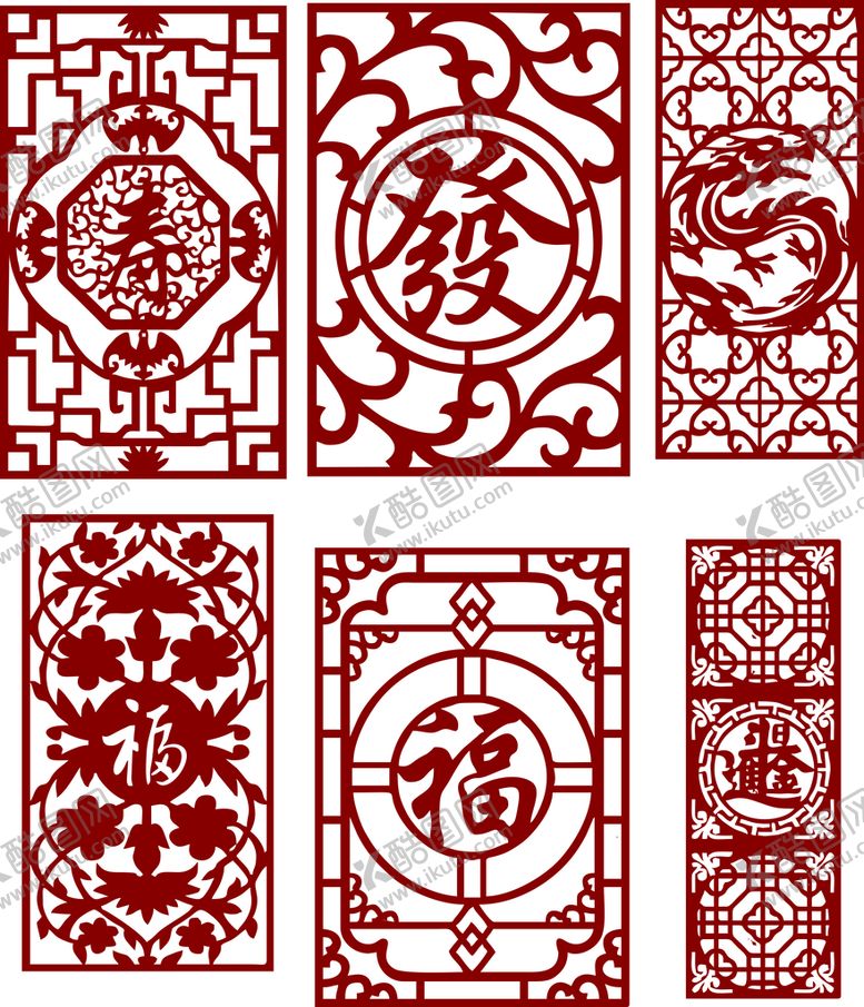 编号：92371510012345432067【酷图网】源文件下载-福寿发雕花