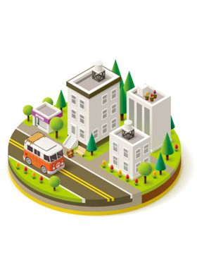 2.5D小区公路社区.ai