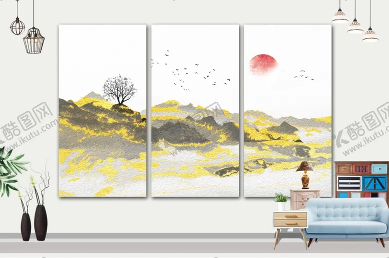 编号：99343310280849556055【酷图网】源文件下载-山水画