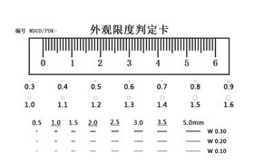 标尺判定卡