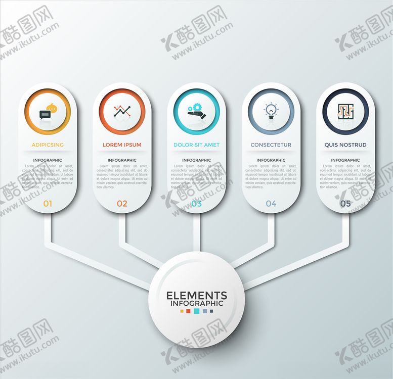 编号：52303805011644244950【酷图网】源文件下载-商务办公信息图表矢量素材