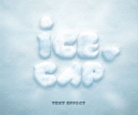 雪字特效