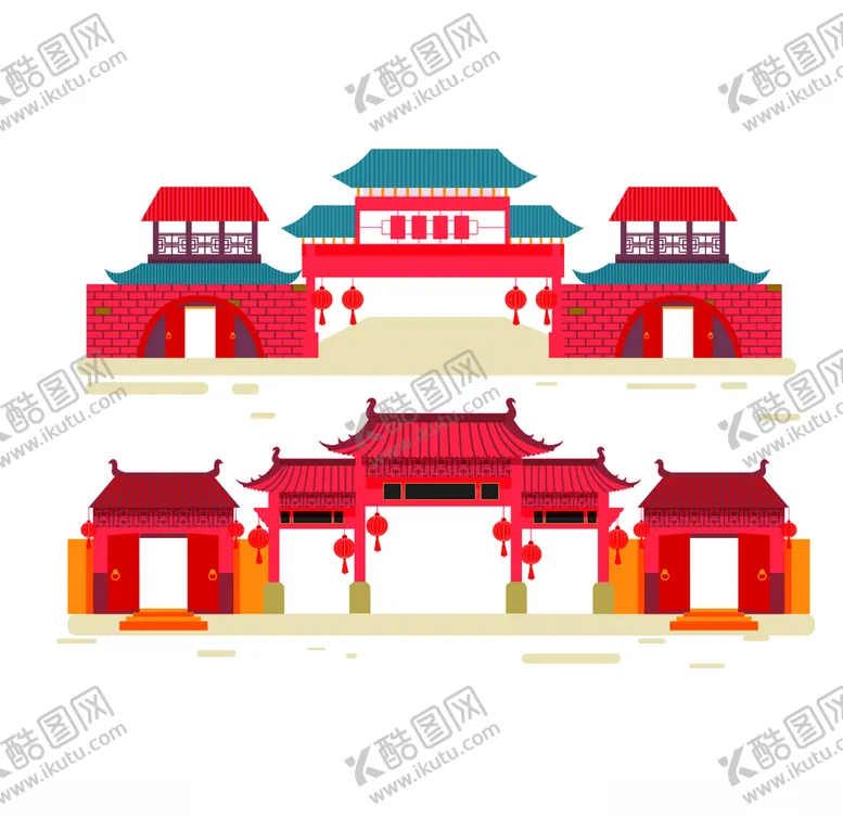 编号：39155706281253248439【酷图网】源文件下载-中国元素门