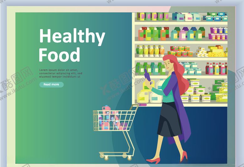 编号：55355110051524324023【酷图网】源文件下载-手绘购物插画