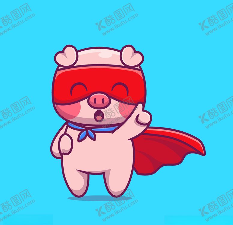 编号：90643907061027473846【酷图网】源文件下载-可爱卡通猪