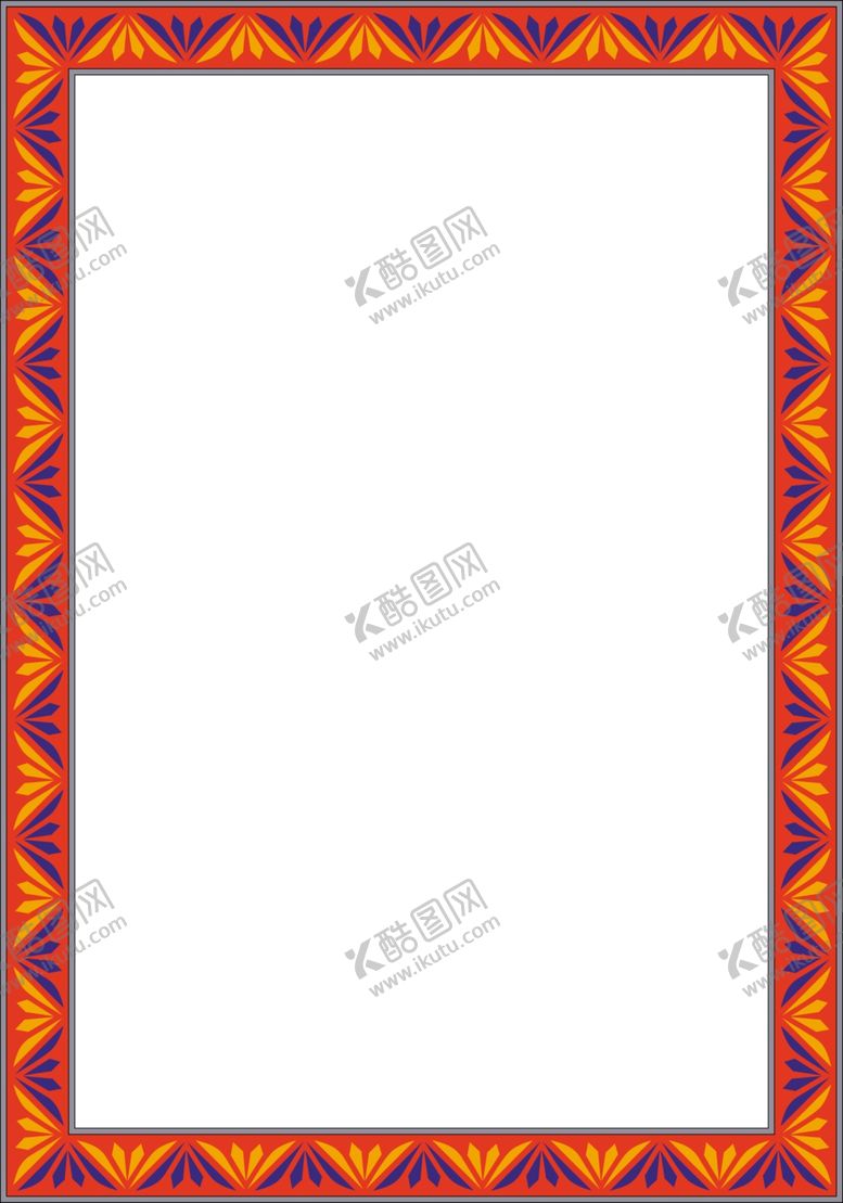 花边边框金色相彩色复古