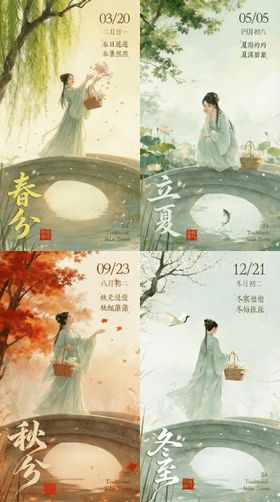 AIGC二十四节气海报