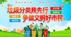 垃圾分类宣传栏展板