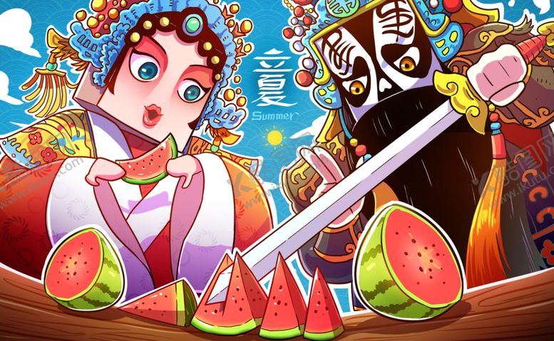 编号：82183106161105315469【酷图网】源文件下载-京剧插画