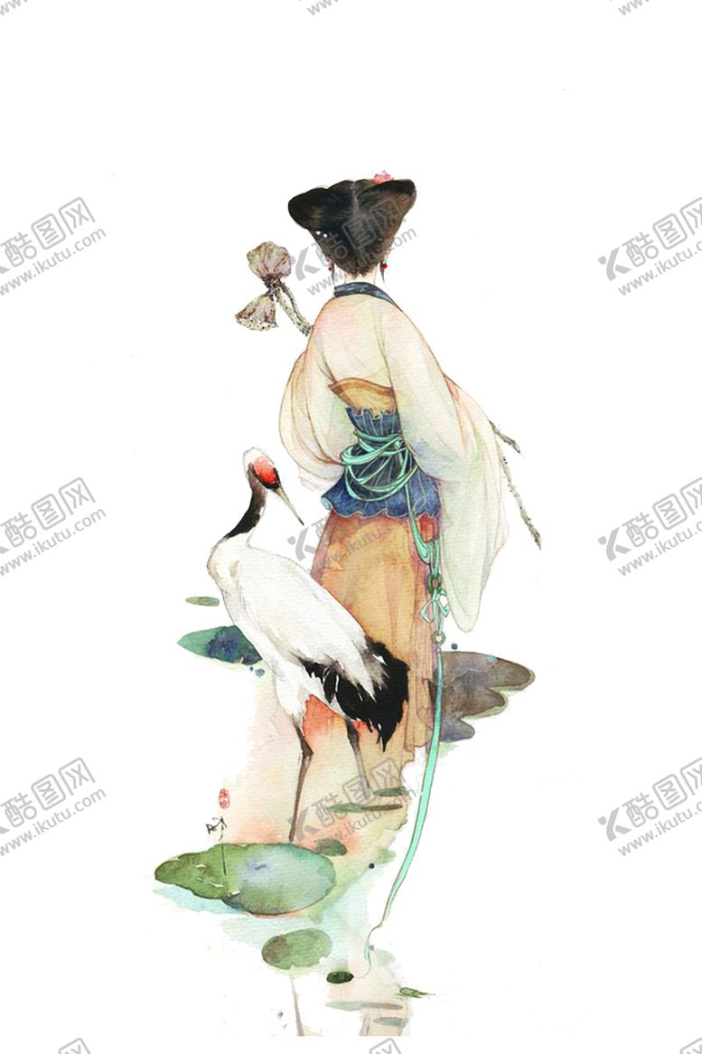 编号：25456104190752353962【酷图网】源文件下载-仙鹤