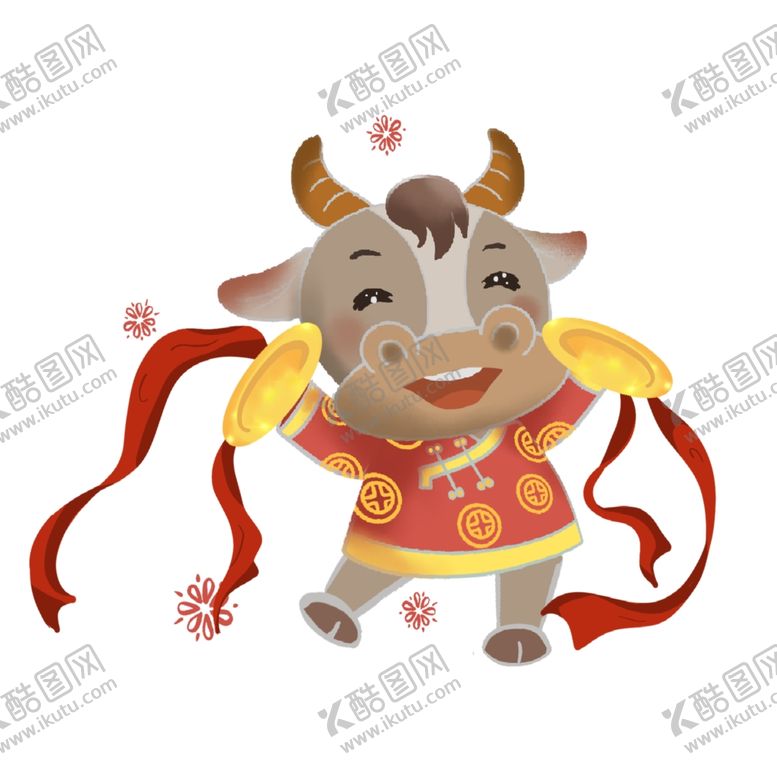 编号：26586405040531312805【酷图网】源文件下载-卡通牛形象