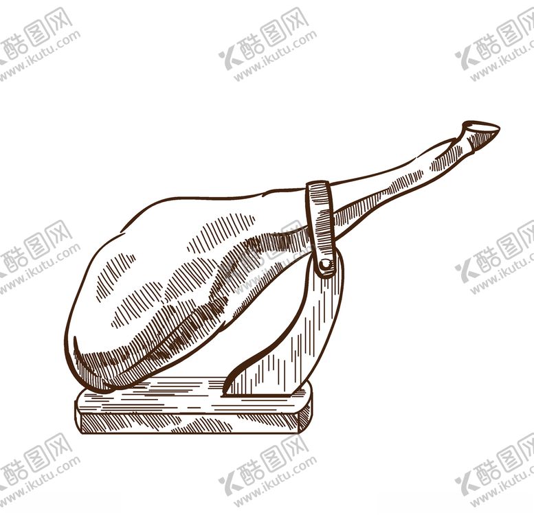 编号：81106610021935159688【酷图网】源文件下载-火腿