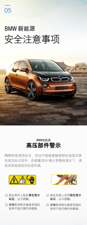 电动车科技功能详情页BMW