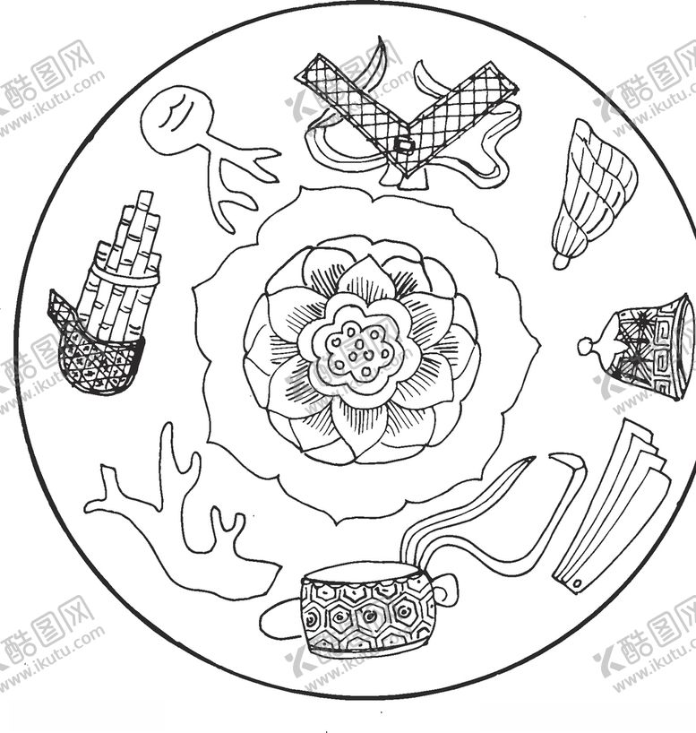编号：90403304302319153699【酷图网】源文件下载-镂空花图案