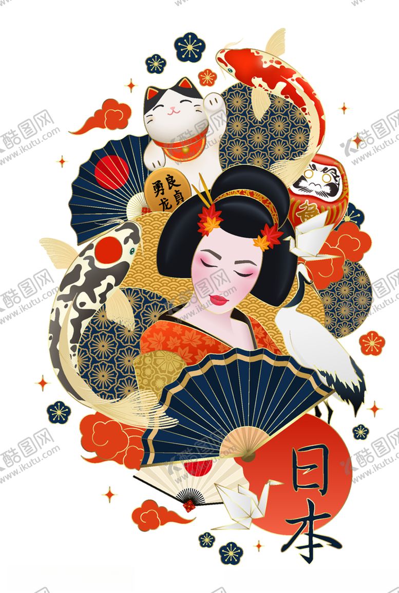 编号：98315210151433534636【酷图网】源文件下载-日本元素背景