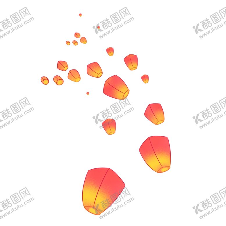 编号：25543005081012576222【酷图网】源文件下载-孔明灯灯笼