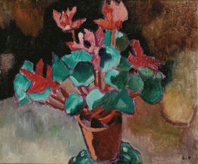 静物花朵植物油画