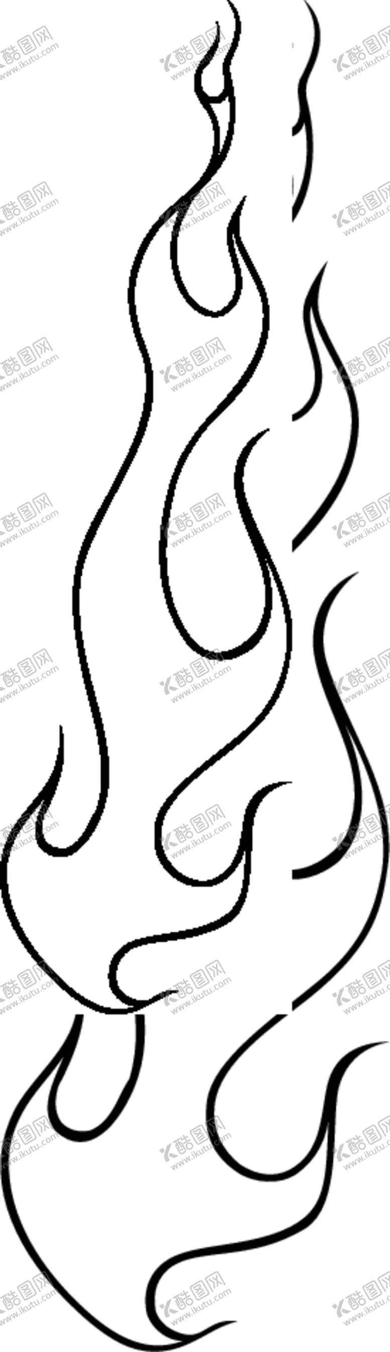编号：82503110100713174213【酷图网】源文件下载-手绘火焰花纹 