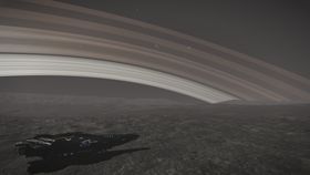 宇宙星空飞船背景