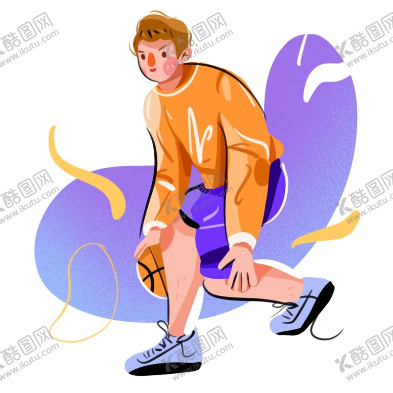 编号：23940911020011185405【酷图网】源文件下载-篮球插画