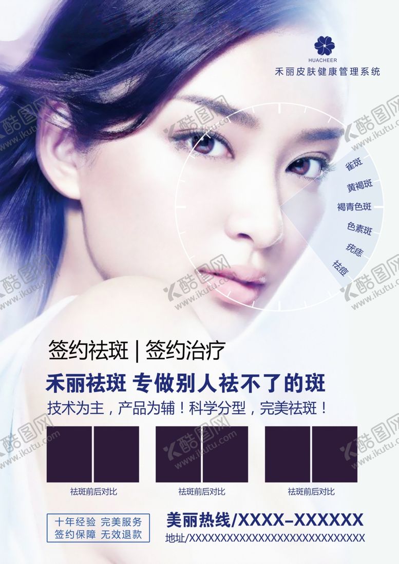 编号：83069607021242174925【酷图网】源文件下载-医美美容科技祛斑海报