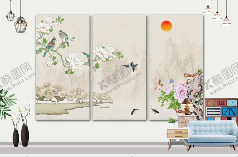 编号：63426510181320561826【酷图网】源文件下载-山水画