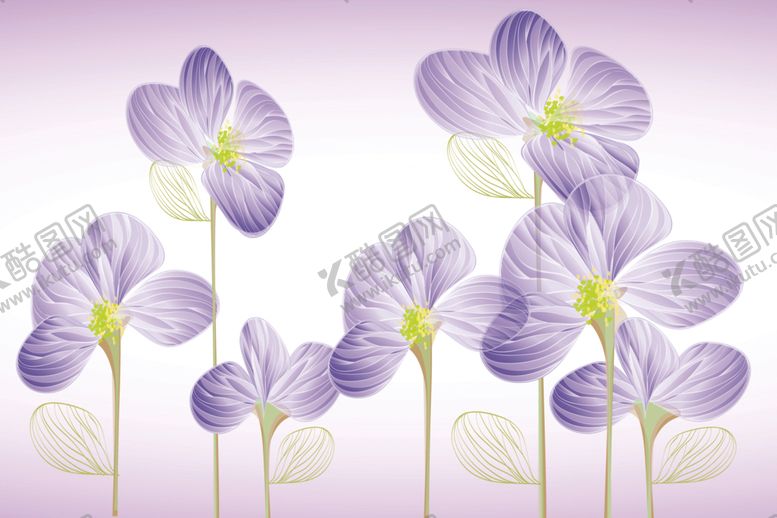 编号：92855910130517311559【酷图网】源文件下载-现代简约花电视背景墙图