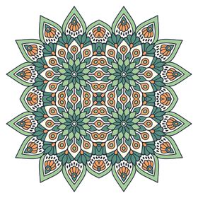 复古民族花纹