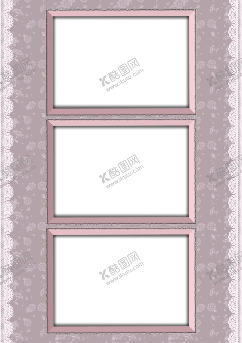 编号：58956707081338484956【酷图网】源文件下载-粉色相框边框