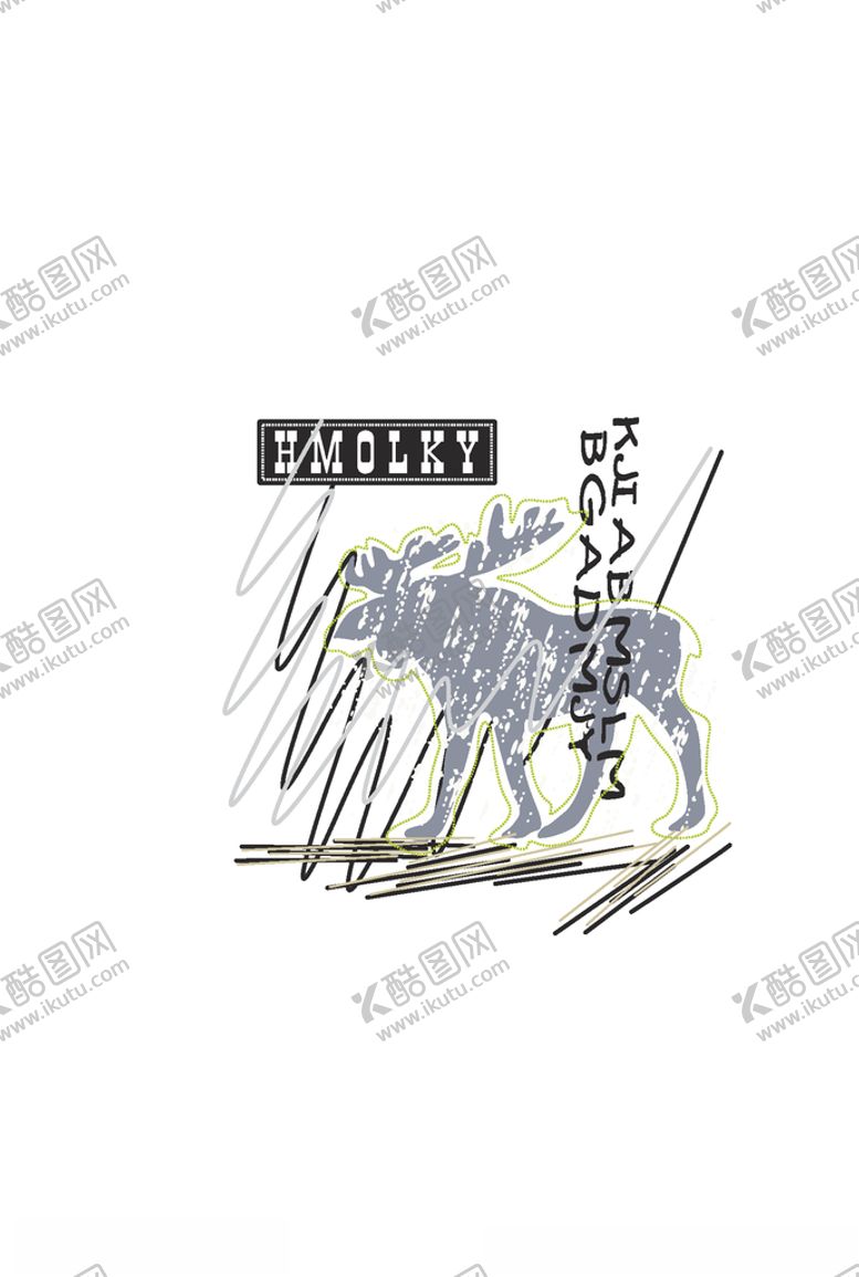 编号：78411506170242058755【酷图网】源文件下载-麋鹿