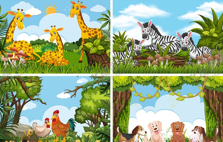 编号：38939810201733311008【酷图网】源文件下载-卡通动物