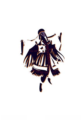 女装人物印花