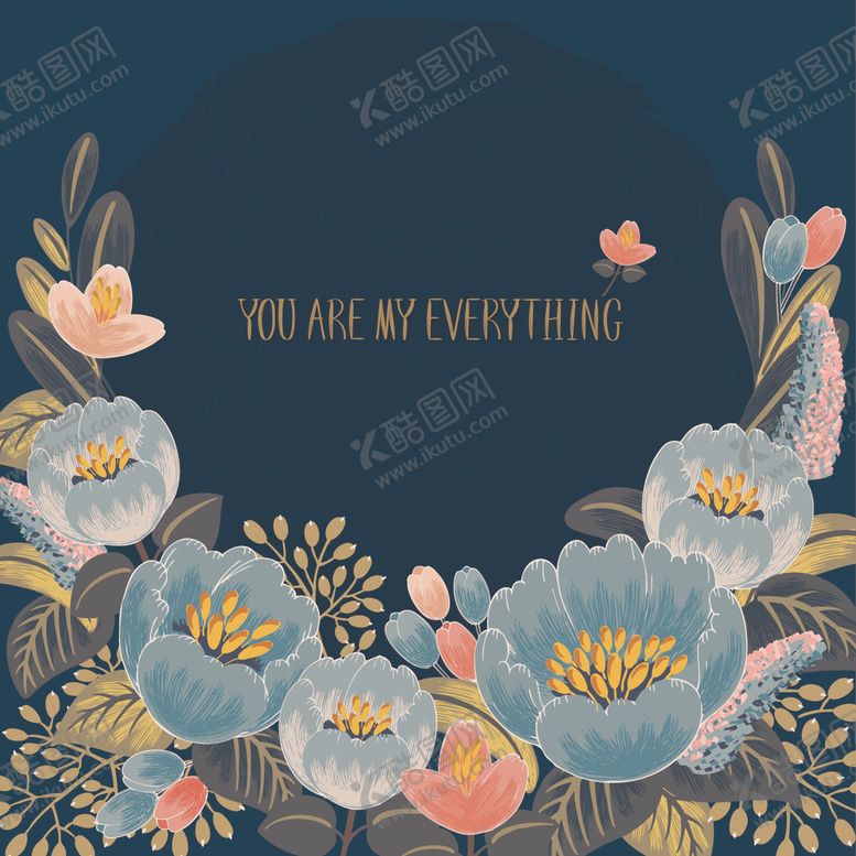 编号：41654510260218316759【酷图网】源文件下载-精美花朵创意背景