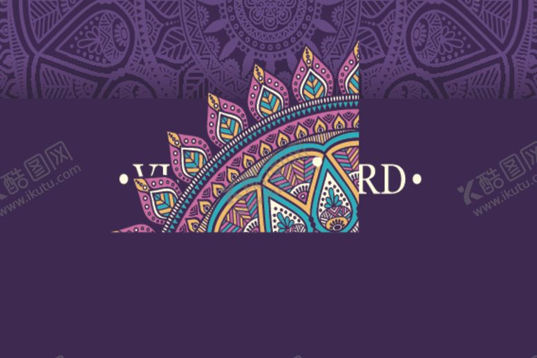 编号：99762010030529155776【酷图网】源文件下载-精美花纹名片底板