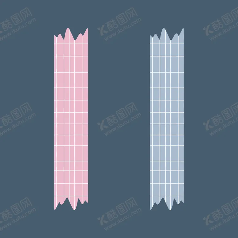 编号：50875402042319529863【酷图网】源文件下载-卡通胶带贴纸矢量简笔画