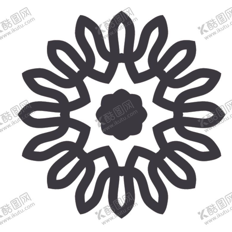 编号：70436210220524379429【酷图网】源文件下载-黑白简约花纹图案设计