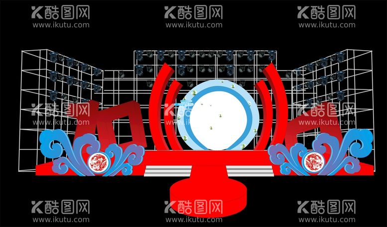 编号：43739112182025278725【酷图网】源文件下载-音乐节舞台