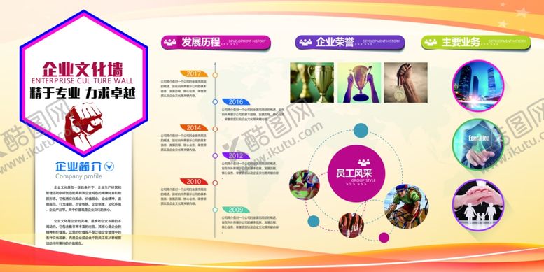 编号：39912007081758284744【酷图网】源文件下载-企业文化展板