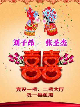 婚礼欢迎牌