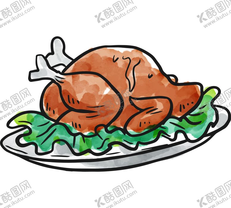编号：38883810281843307376【酷图网】源文件下载-烧鸡