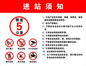 加油站进站须知