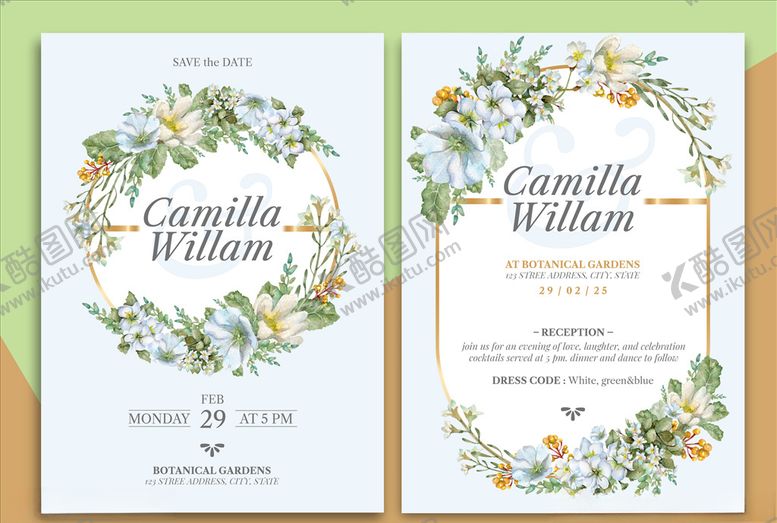 编号：55432109131059584597【酷图网】源文件下载-婚礼请柬